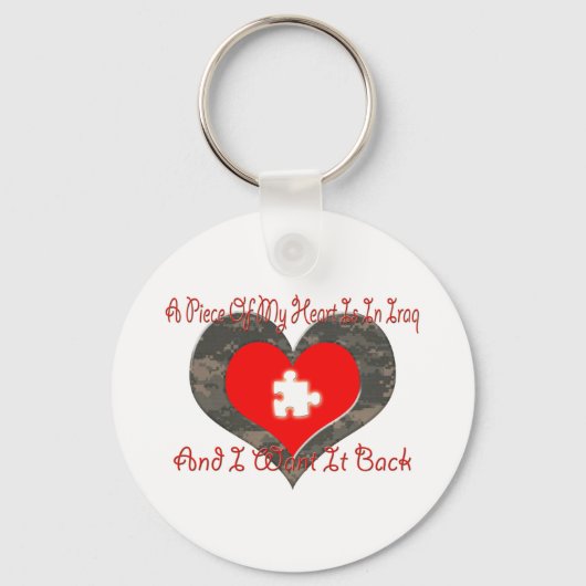 Hartstikke in de irak-Sleutelhanger Sleutelhanger (Voorkant)