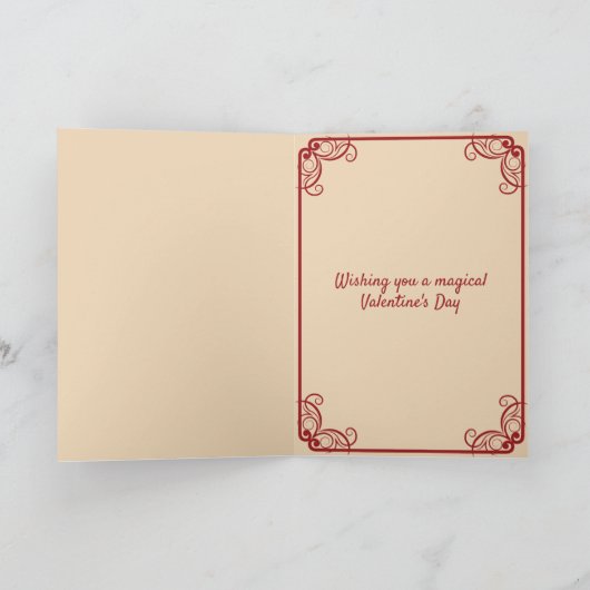 Hartstikke Stijl Anatomisch Hart Grappige Valentij Kaart (Binnen)