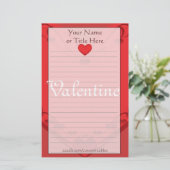 hartstilstand briefpapier (Staand voorkant)