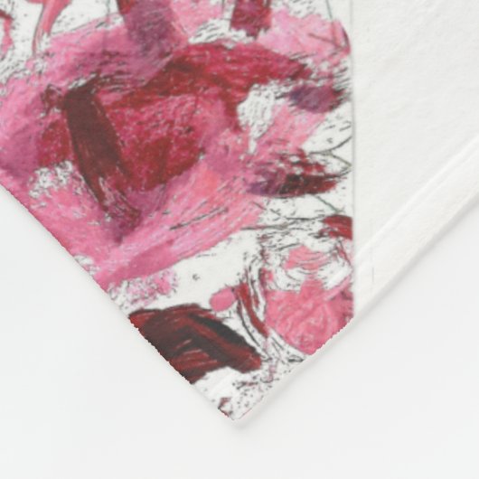 hartstochtelijk fleece deken (Hoek)