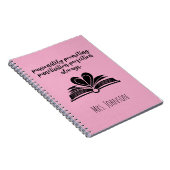 Hartstochtelijk Promoten van Punctuatieperfectie Notitieboek (Rechterzijde)