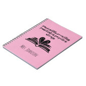 Hartstochtelijk Promoten van Punctuatieperfectie Notitieboek (Linkerzijde)