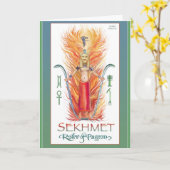 Hartstochtelijke Kaart Sekhmet (Gele Bloem)