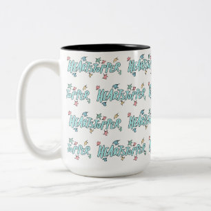 Hartstopper Wit Tweekleurige Koffiemok