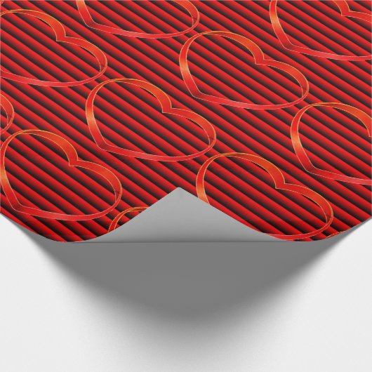 Hartstreep inpakpapier (Hoek)