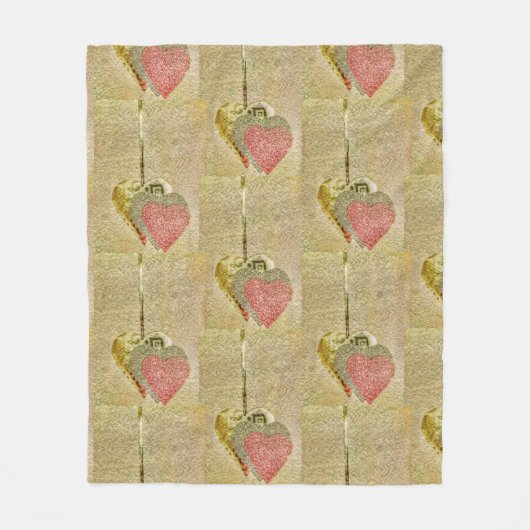 Hartstrengen Fleece Deken (Voorkant)