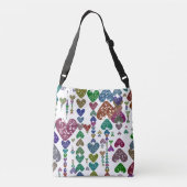 Hartstrikken Crossbody Tas (Achterkant)