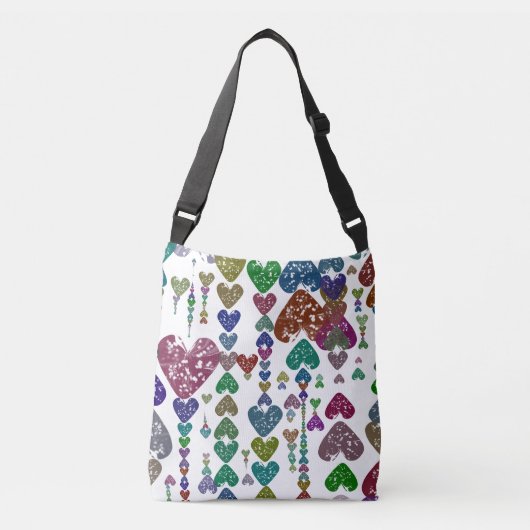 Hartstrikken Crossbody Tas (Voorkant)