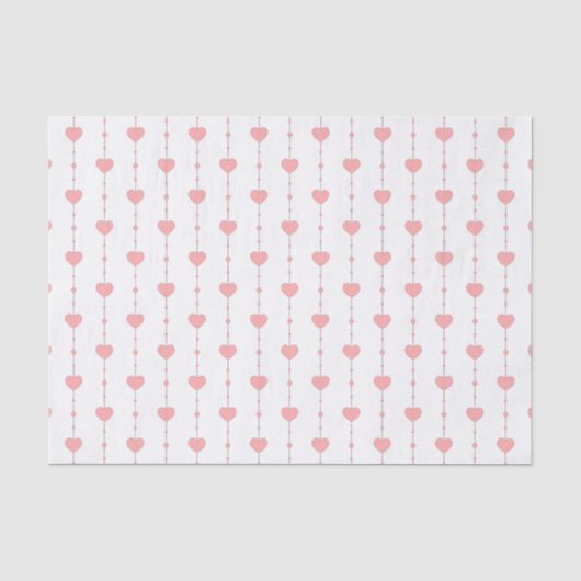 Hartstrings in Roze Tissuepapier (Voorkant)
