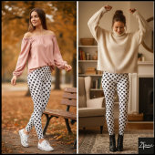 Hartsymbolenpatroon Leggings