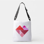 Harttangram Crossbody Tas (Voorkant)