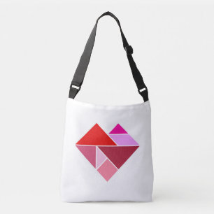 Harttangram Crossbody Tas