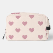 Harttekening in aangepaste naam toilettasje (Achterkant)