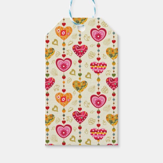 Harttekenreeksen Cadeaulabel (Voorkant)