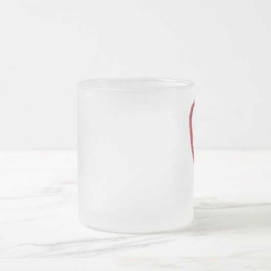 Harttekenreeksen Matglas Koffiemok (Center)