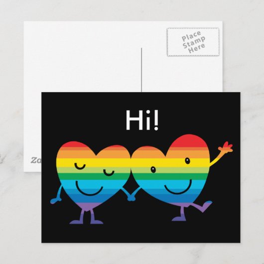 Harttekens Briefkaart (Voorkant / Achterkant)