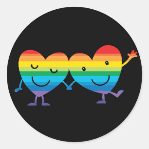 Harttekens Ronde Sticker