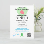 Harttransplantaat voordeel fondsenwerving Sjabloon Kaart (Staand voorkant)