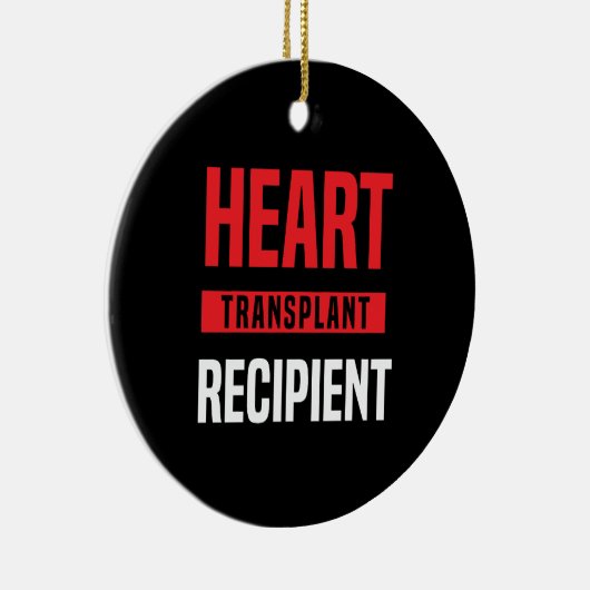 Harttransplantaatontvanger Keramisch Ornament (Rechts)