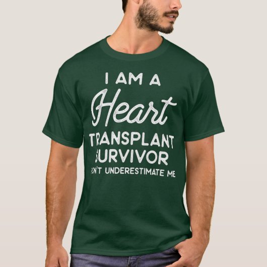 Harttransplantatie Begunstigde chirurgie T-shirt (Voorkant)