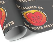 Harttransplantatie Chirurgie Orgaanontvanger Overl Cadeaupapier (Rol Hoek)