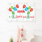 Harttransplantatie Jubileum  partij Spandoek (Insitu)