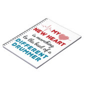 Harttransplantatie Ontvanger nieuwe hartslag Notitieboek (Linkerzijde)