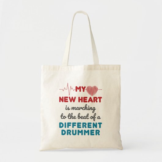 Harttransplantatie Ontvanger nieuwe hartslag Tote Bag (Voorkant)