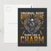 Harttransplantatie Rebuilt Engine Bypass-operatie Briefkaart (Voorkant / Achterkant)