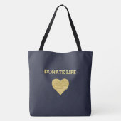 Harttransplantatie Tote Bag (Achterkant)