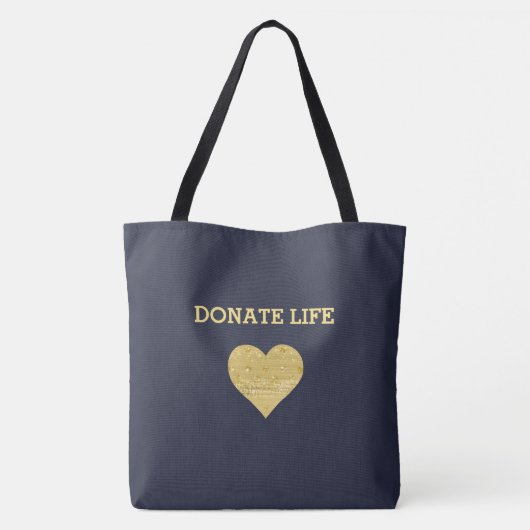 Harttransplantatie Tote Bag (Achterkant)