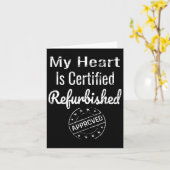 Harttransplantatiepatiënt hartchirurgie kaart (Gele Bloem)