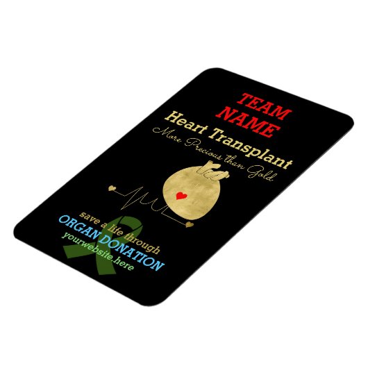 Harttransplantatieteam  magneet (Linkerzijde)