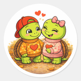 Harttrui Ronde Sticker