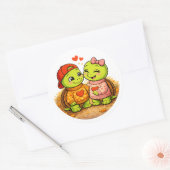 Harttrui Ronde Sticker (Envelop)
