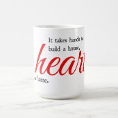 Harttypografie Koffiemok (Center)