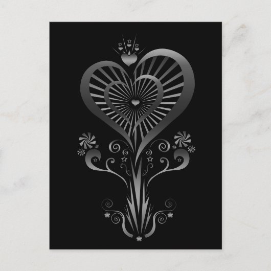 Hartventilator - Zilver Briefkaart (Voorkant)