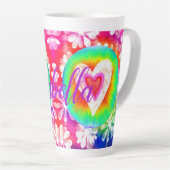  hartventilatorvermogen latte mok (Rechterhoek)