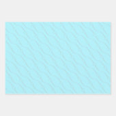 Hartverbinding op Medium Turquoise Bruiloft Verlov Inpakpapier Vel (Voorkant 2)