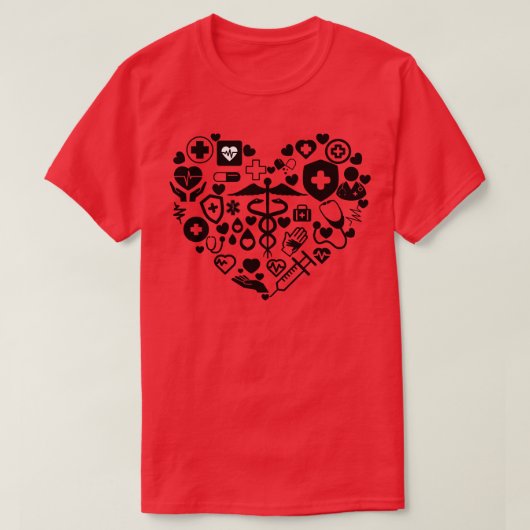 Hartverpleegkundige 3 t-shirt (Design voorkant)