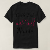 Hartverpleegkundige Cath Lab EKG CVT Verpleegkundi T-shirt (Design voorkant)