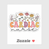 Hartverpleegkundige CVICU Cardiovasculaire verplee Sticker (Vel)