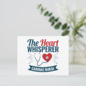 Hartverpleegkundige hartsnijder briefkaart (Staand voorkant)