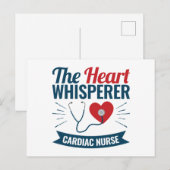 Hartverpleegkundige hartsnijder briefkaart (Voorkant / Achterkant)