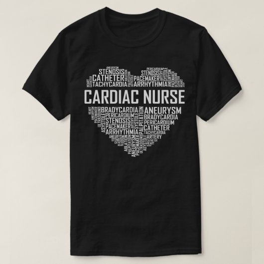 hartverpleegkundige t-shirt (Design voorkant)