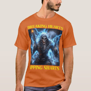 Hartverscheurend, scheurend aan anale geslachtsdel t-shirt