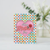 Hartverwarmend Elegant Moederdag Design Briefkaart (Staand voorkant)