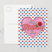 Hartverwarmend Elegant Moederdag Design Briefkaart (Voorkant / Achterkant)