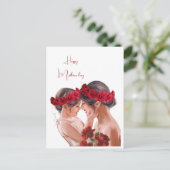 Hartverwarmend gepersonaliseerd bloemengeschenk briefkaart (Staand voorkant)