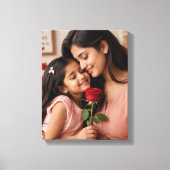 Hartverwarmend gepersonaliseerd bloemengeschenk canvas afdruk (Voorkant)
